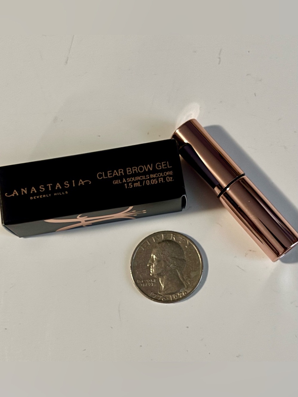 New Anastasia Clear Brow Gel, mini/travel size.